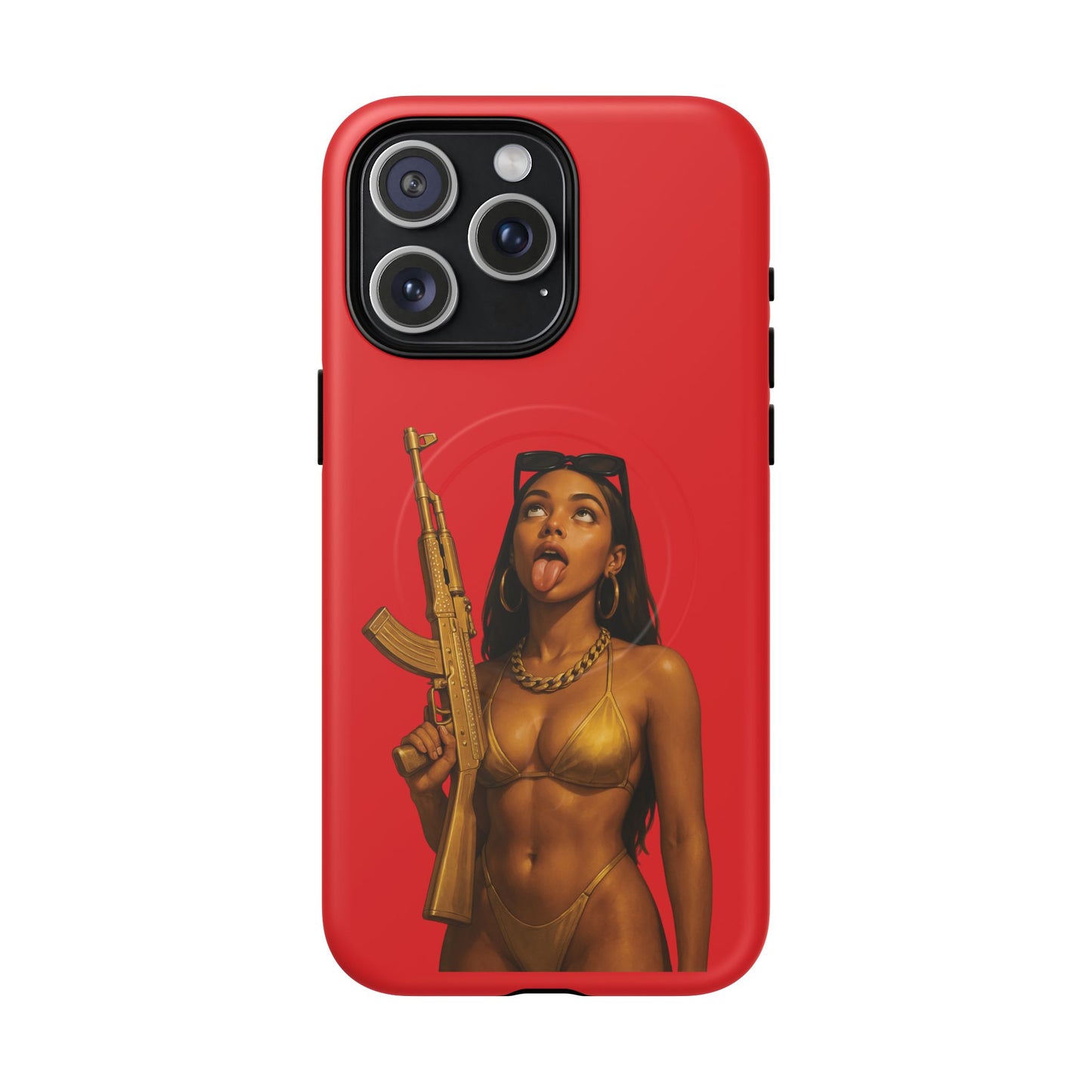 Coque Iphone : Fatally Girl (Rouge)