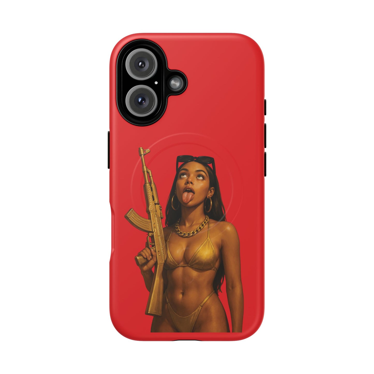 Coque Iphone : Fatally Girl (Rouge)