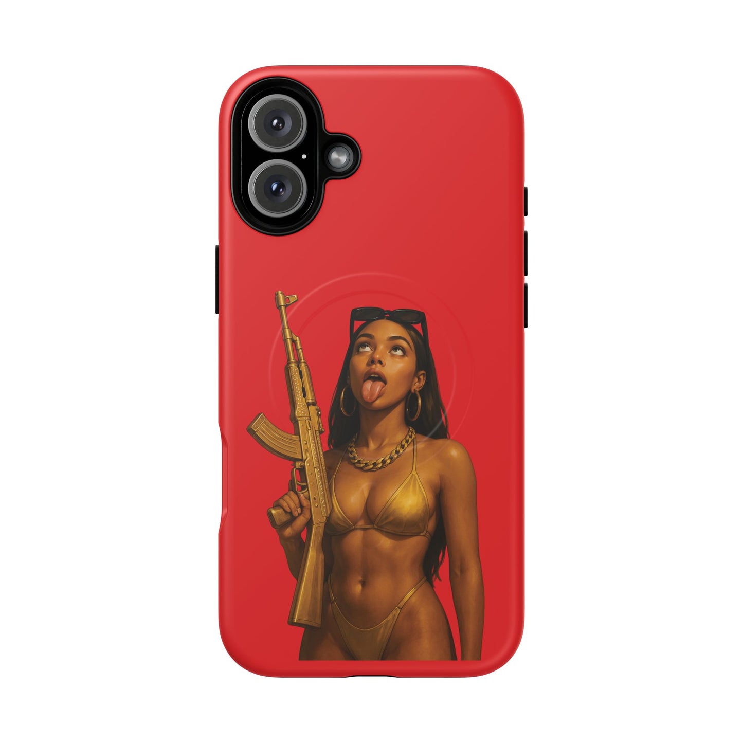 Coque Iphone : Fatally Girl (Rouge)