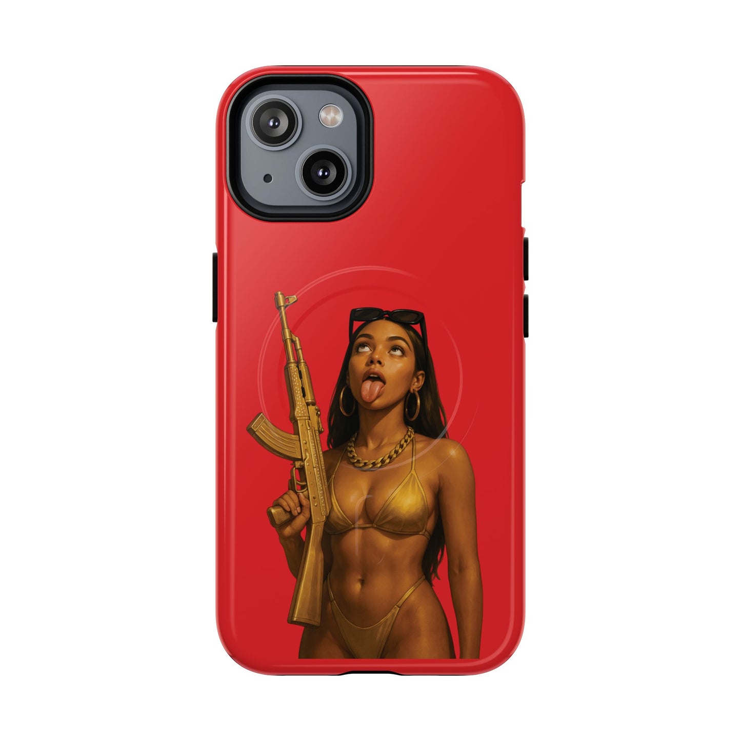 Coque Iphone : Fatally Girl (Rouge)