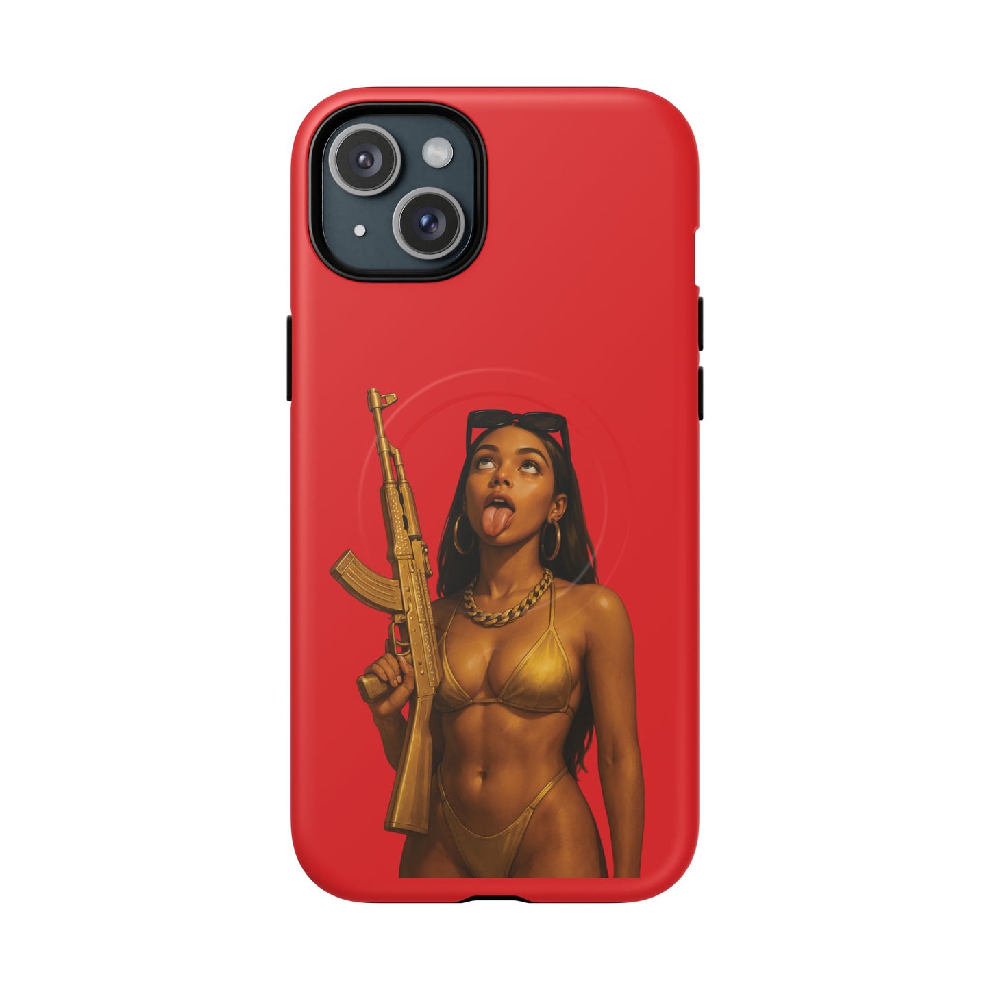 Coque Iphone : Fatally Girl (Rouge)