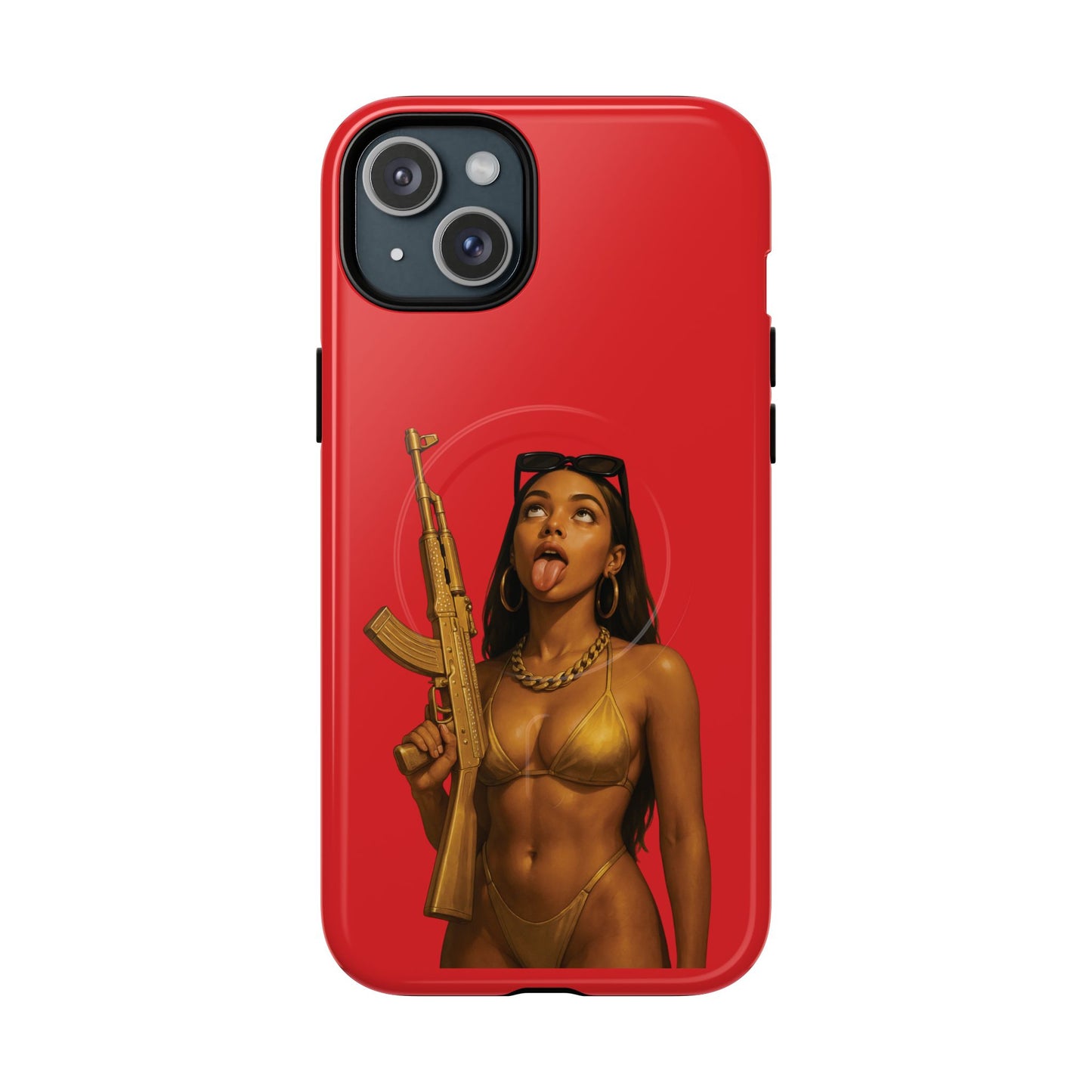 Coque Iphone : Fatally Girl (Rouge)
