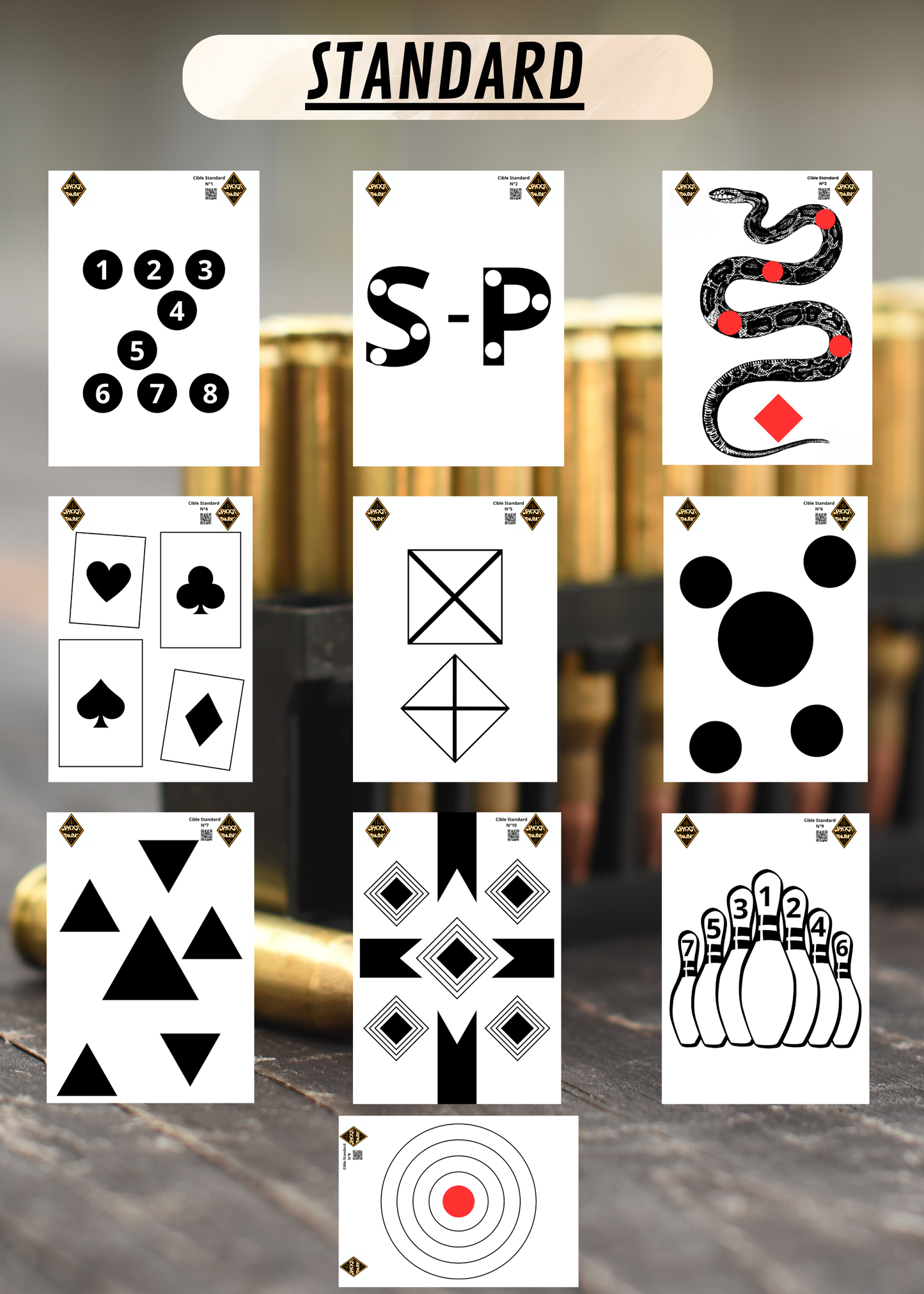 Pack Cibles STANDARD