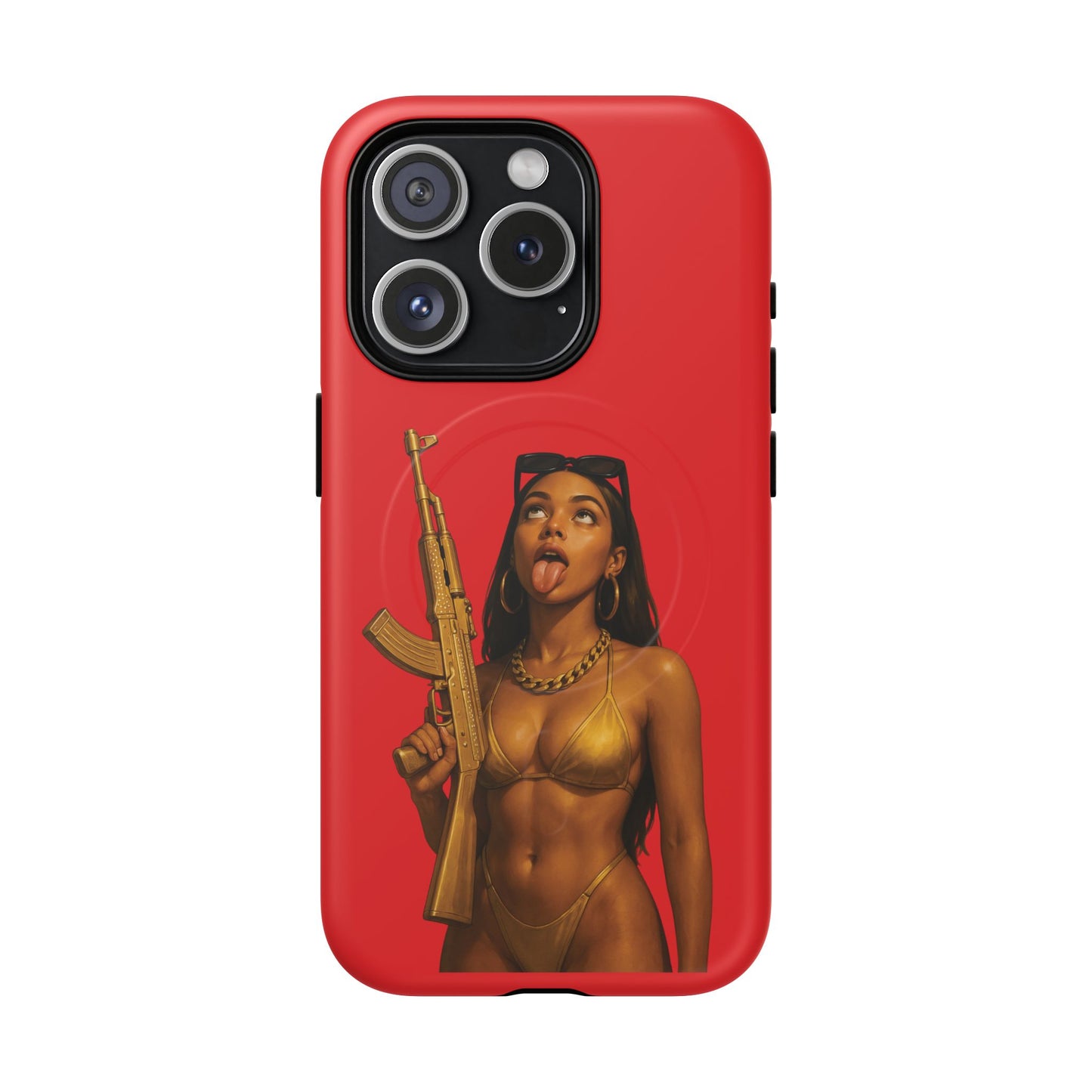 Coque Iphone : Fatally Girl (Rouge)