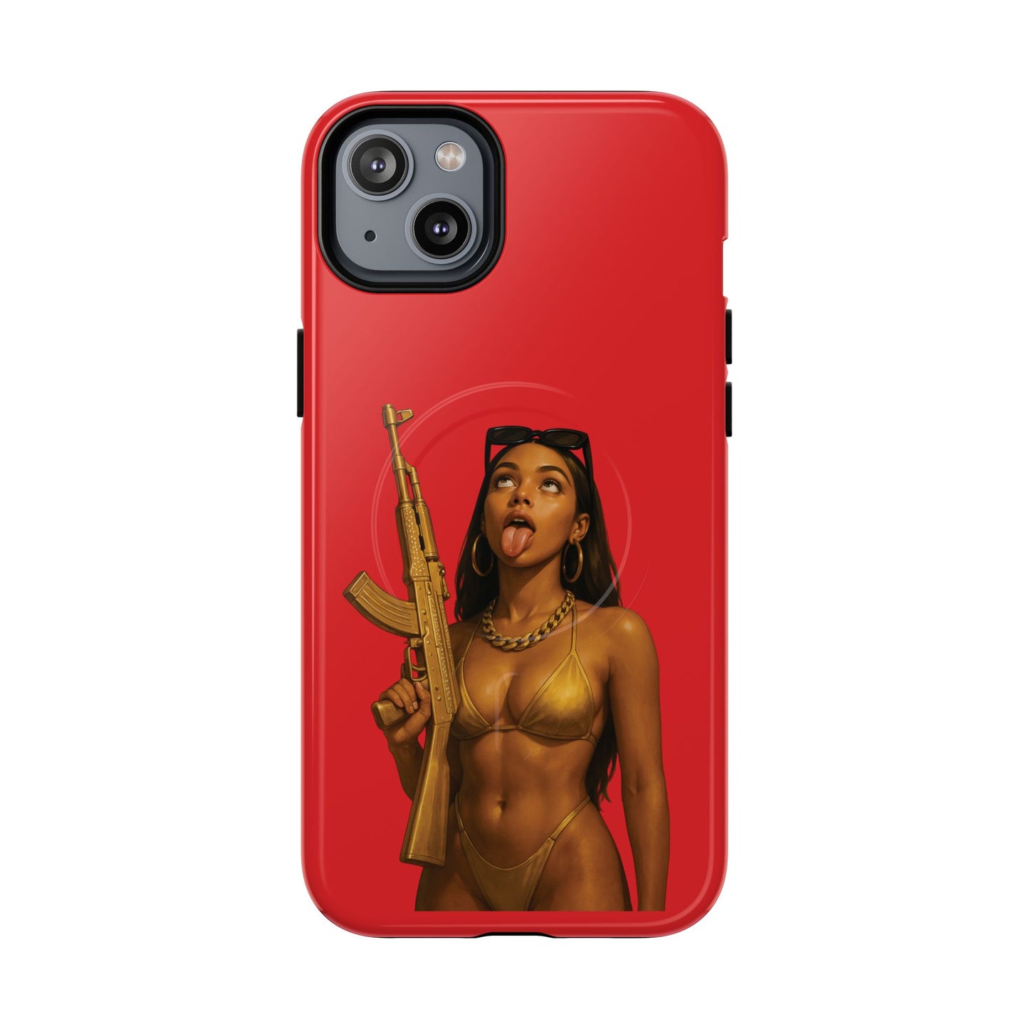 Coque Iphone : Fatally Girl (Rouge)
