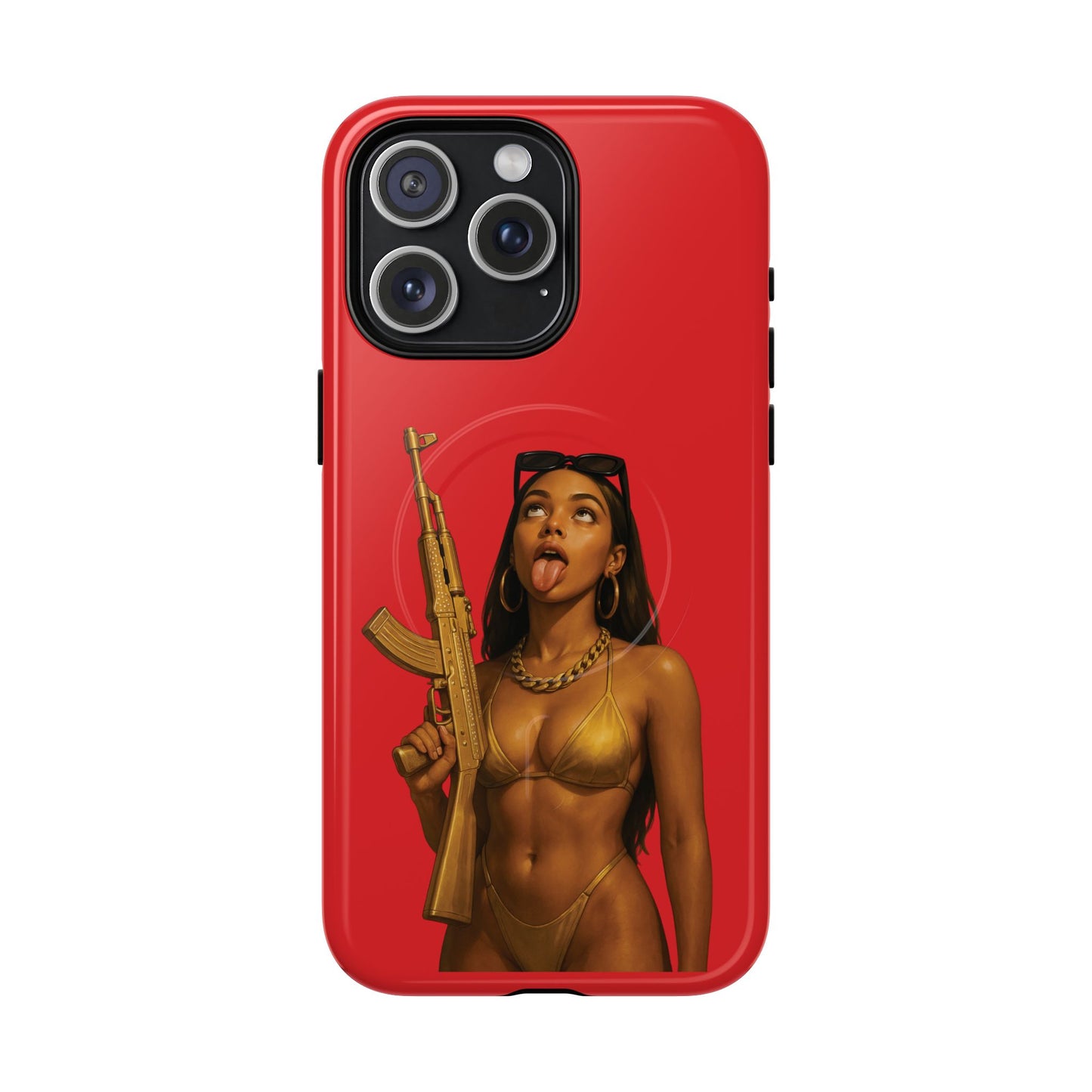 Coque Iphone : Fatally Girl (Rouge)