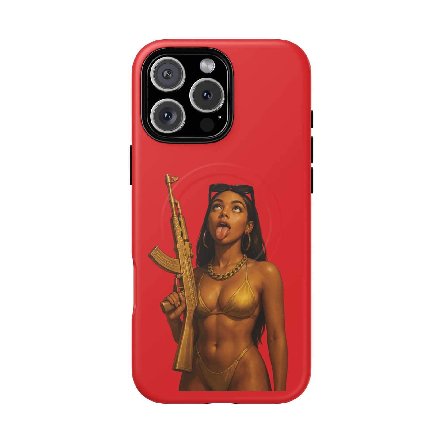Coque Iphone : Fatally Girl (Rouge)