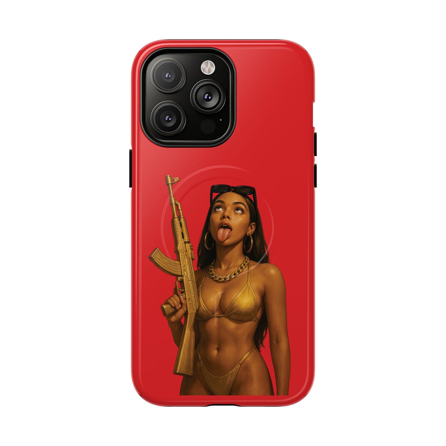 Coque Iphone : Fatally Girl (Rouge)