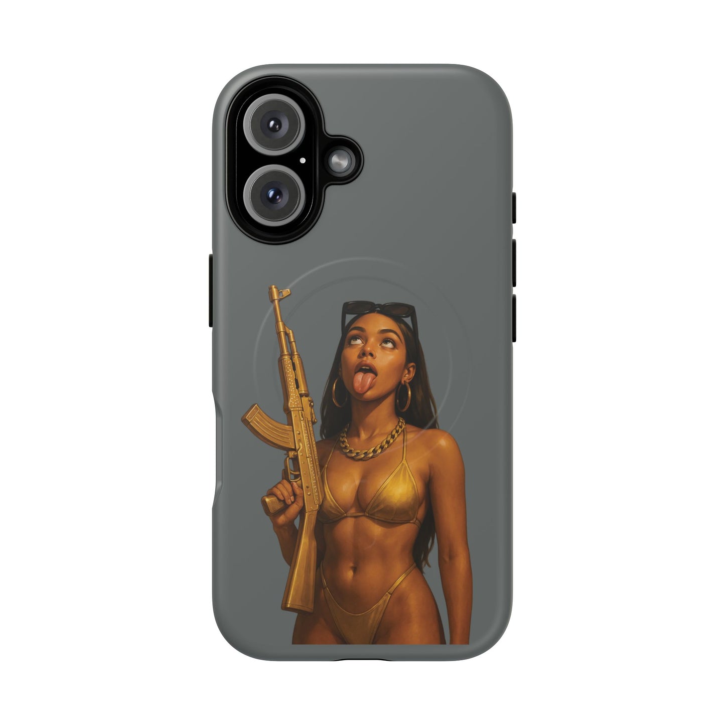 Coque Iphone : Fatally Girl (Gris)