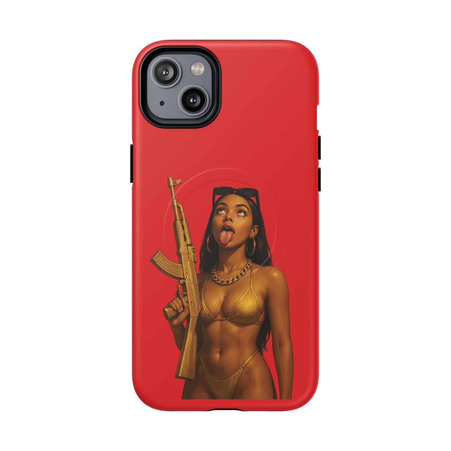 Coque Iphone : Fatally Girl (Rouge)