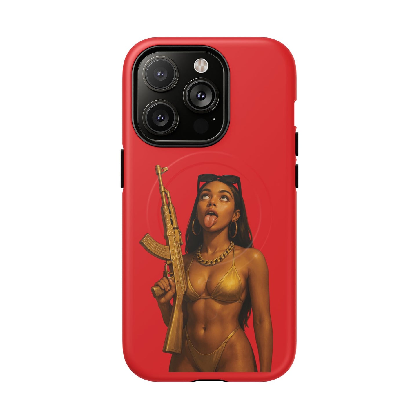 Coque Iphone : Fatally Girl (Rouge)