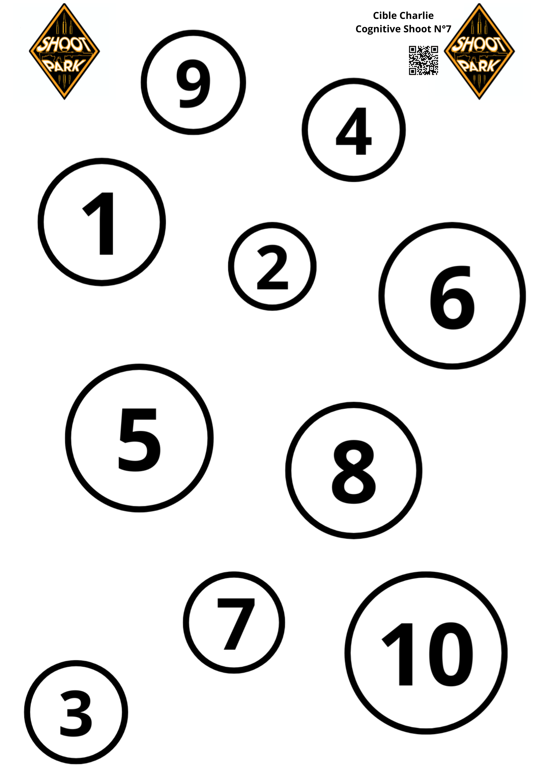 cible congitive avec numéro