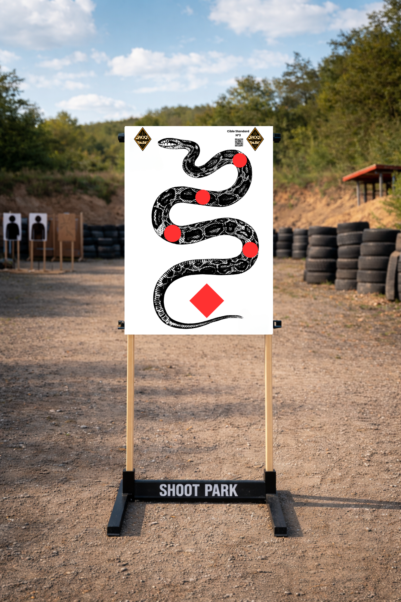 cible de tir pour les défi orienté vitesse et précision