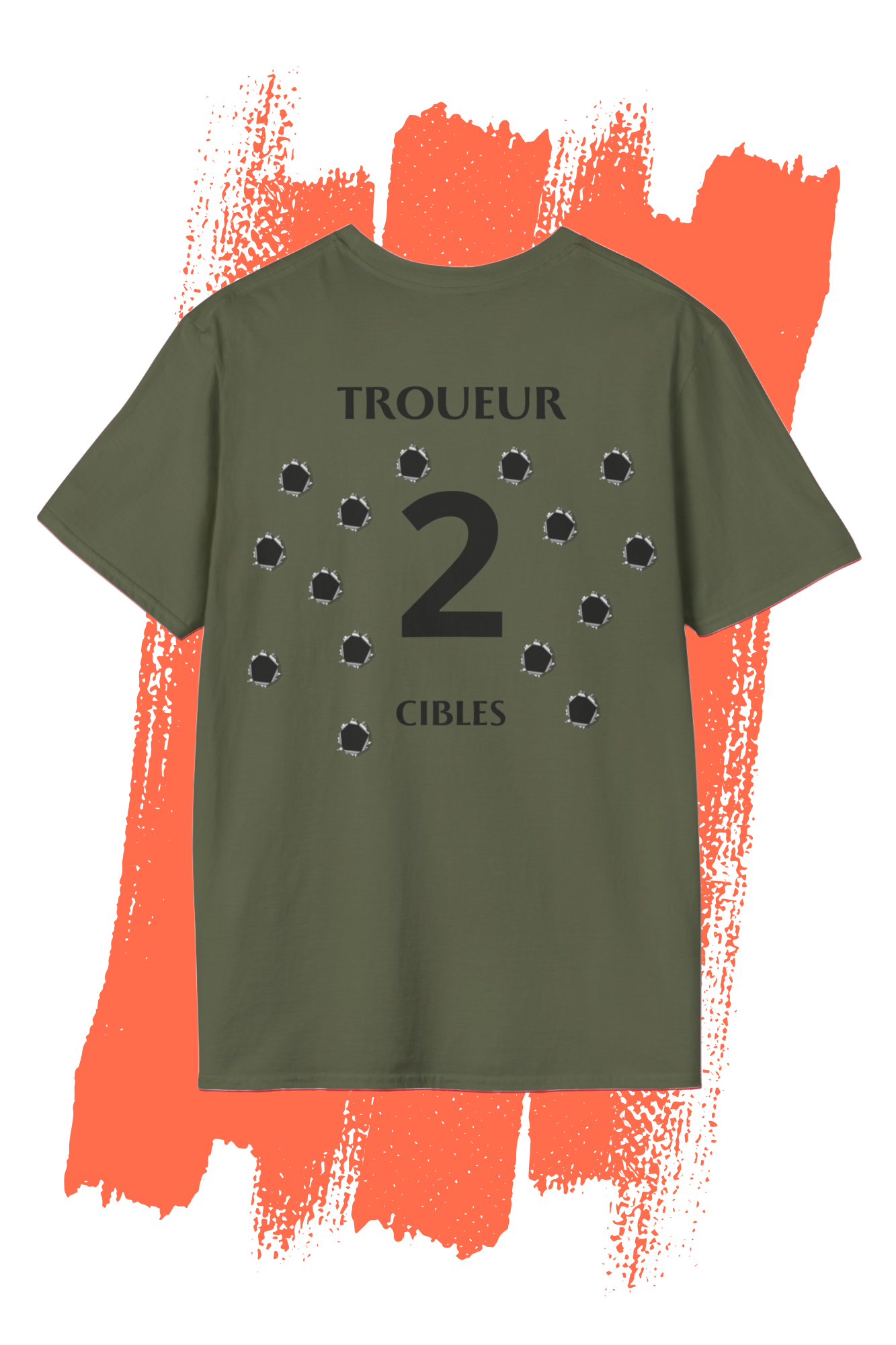 🎯 T-shirt "Troueur 2 Cibles"