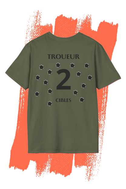 🎯 T-shirt "Troueur 2 Cibles"