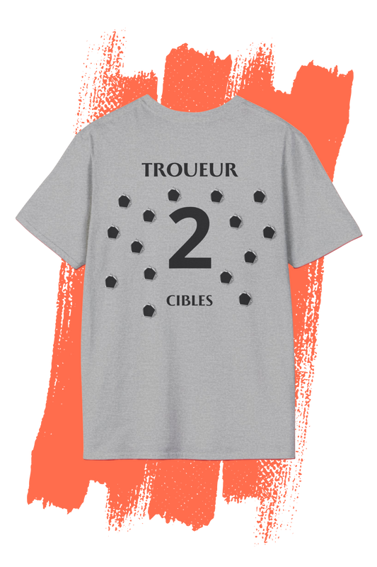 🎯 T-shirt "Troueur 2 Cibles"