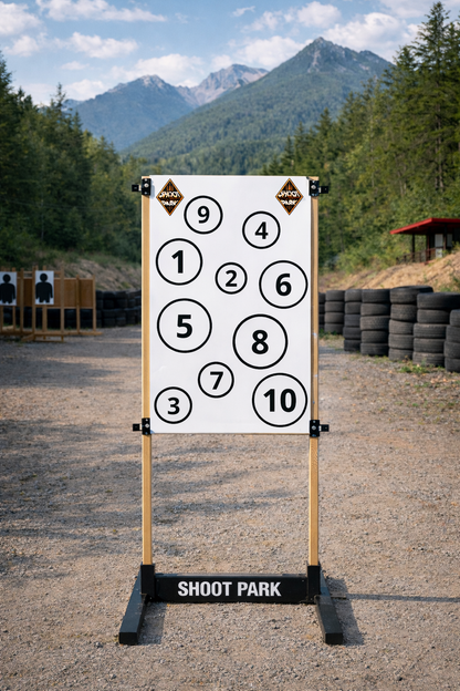 cible cognitive, cible de tir, tir sportif