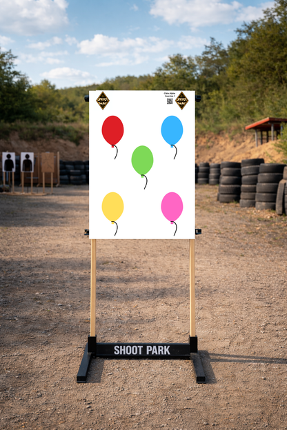 cible de tir, fun shoot, shoot park, fftir, tir sportif