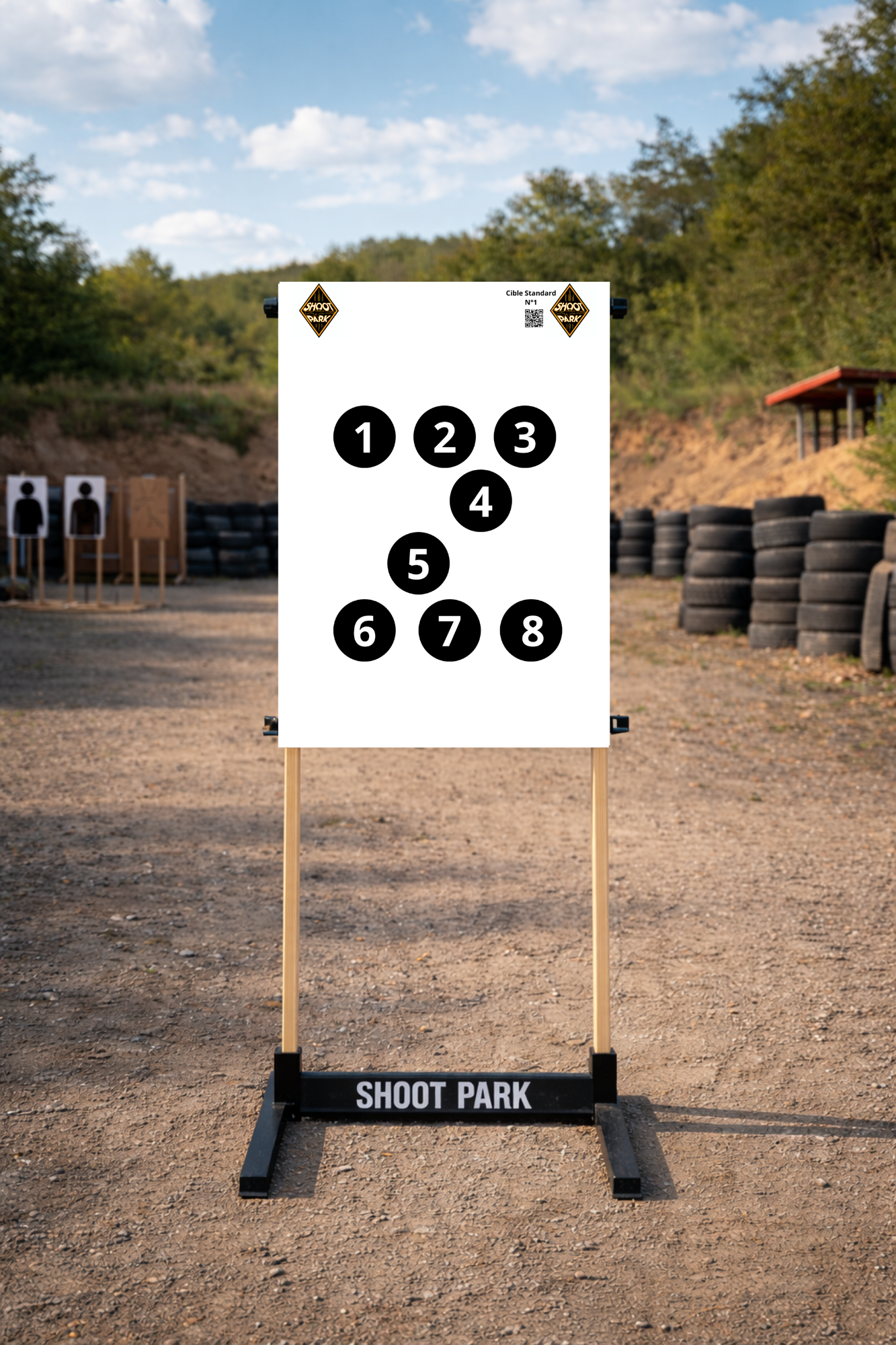cible de tir pour les défi orienté vitesse et précision