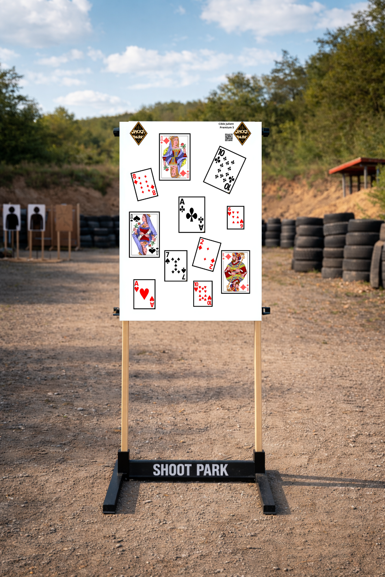 cible de tir cognitive pour tireur sportif et pro