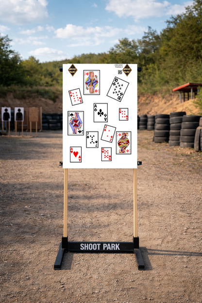 cible de tir cognitive pour tireur sportif et pro