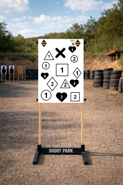 cible de tir, cible cognitive, fftir, tir police
